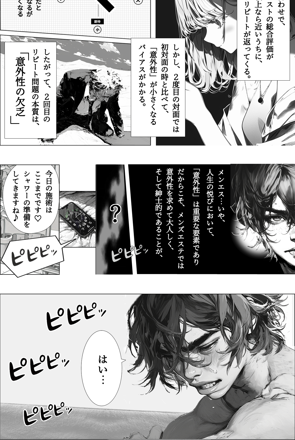 飽きないメンズエステの漫画3